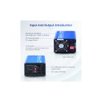 اینورتر سینوسی 1000وات 24 ولت CARSPA P1000U-242 - Image 6