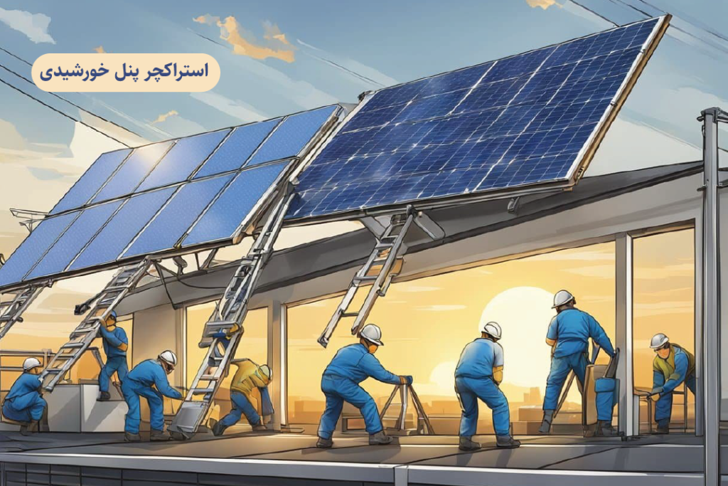 استراکچر پنل خورشیدی